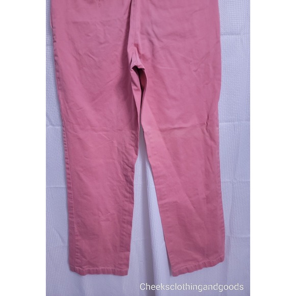 Vineyard Vines Pink Straight Leg Chinos Preppy Golf Pants Womens size 18 Plus - Picture 7 of 9